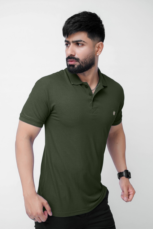 Pique Embroidered Logo Polo