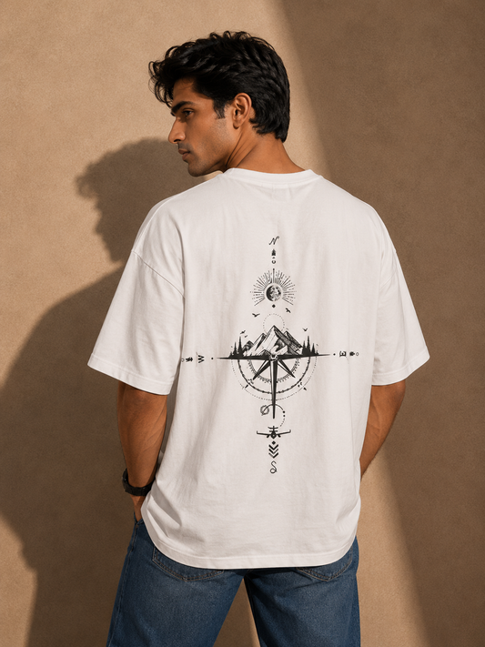 COMPASS GRAPHIC OVERSIZE