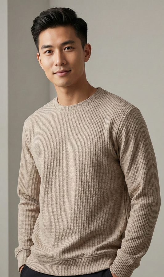 VOGUE X Cord-Texture Knit