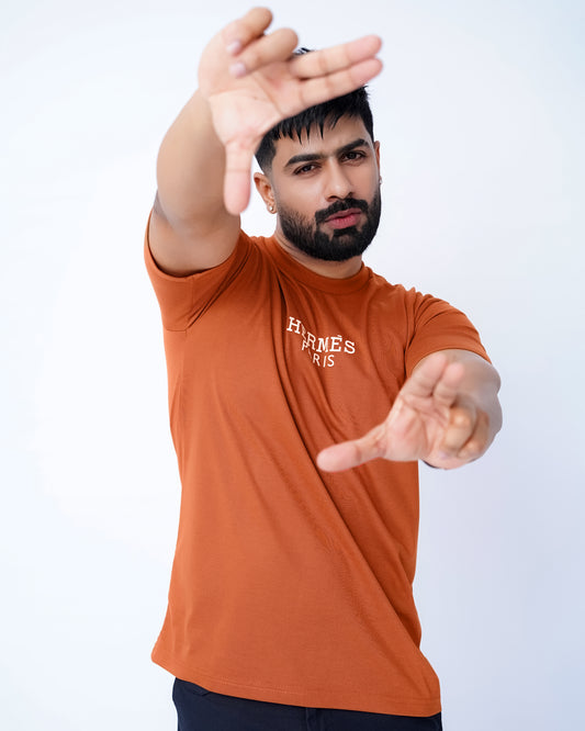 Deluxe hrms Both side logo T-shirt