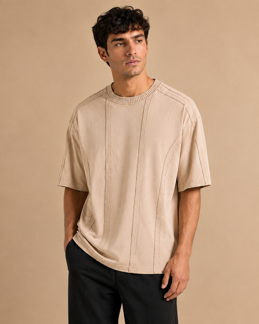 EXPOSED SEAM DROP SHOULDER