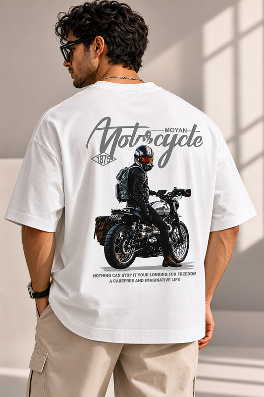 MOYAN MOTORCYCLE OVERSIZE T SHIRT