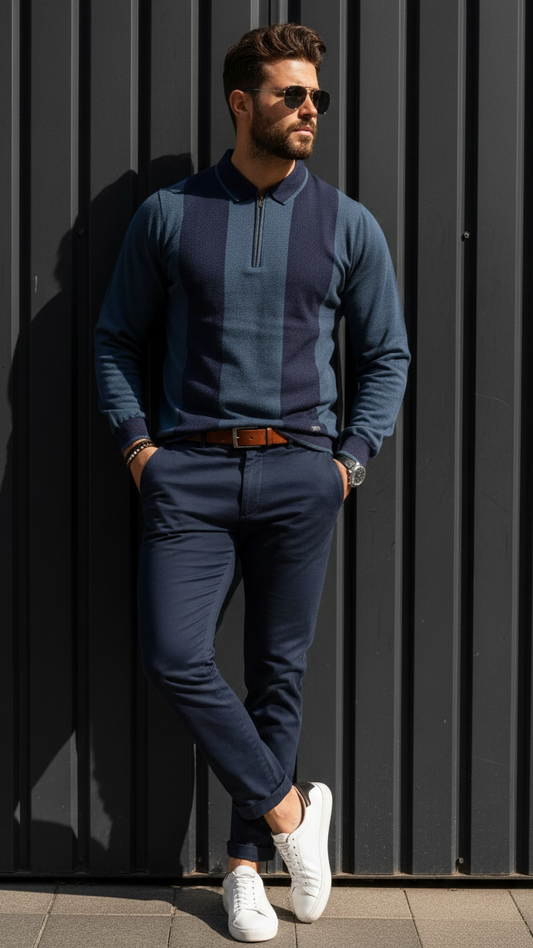 VOGUE X-Old Money Yarn-Dyed Polo