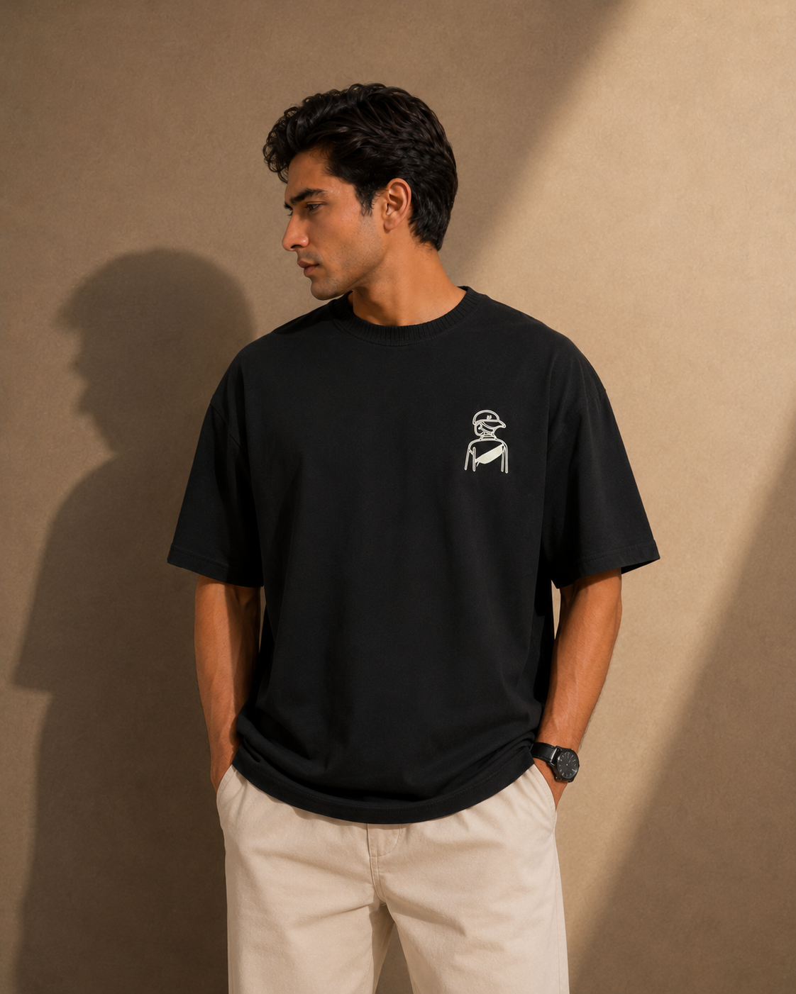 Freedom Aura black graphic tee front