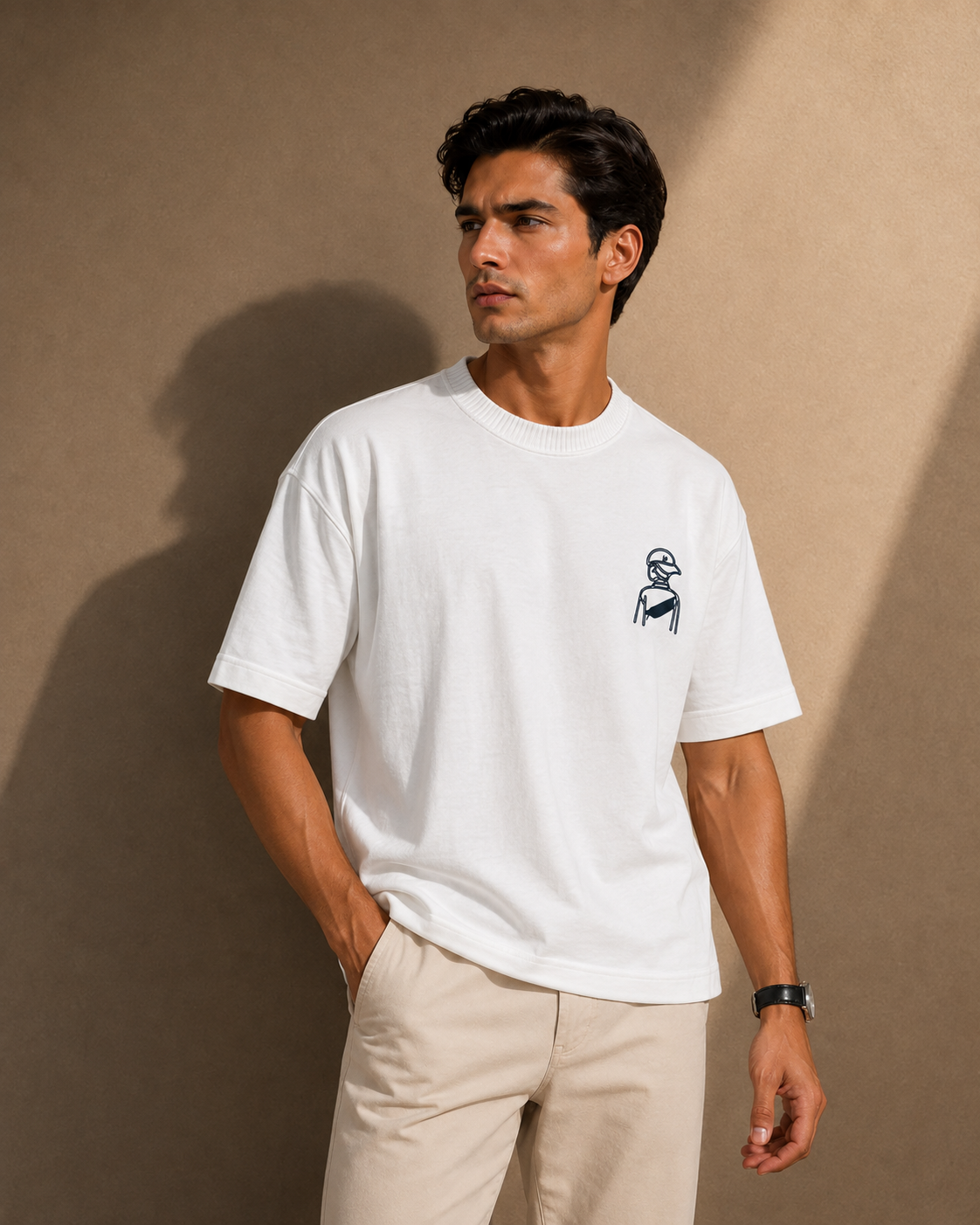 Freedom Aura white graphic tee front